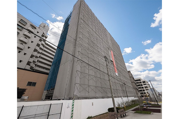 当社運用マンションの建設現場になります。