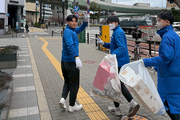 会社設立日に感謝を込めて地域の清掃活動をします！