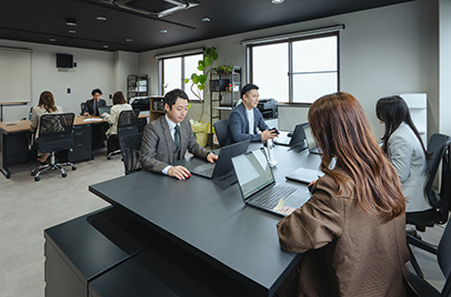 若手が多く明るい職場